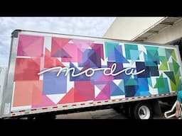 Moda Warehouse Tour with Fabric Rolling!