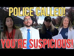 YOU CAN'T BE IN PUBLIC! - POLICE CALLED AFTER REQUEST FOR RECORDS!