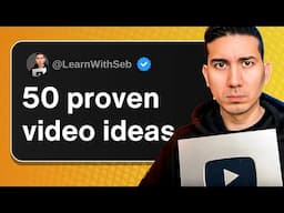 50 PROVEN VIDEO IDEAS That Will BLOW UP Your Channel In 2025