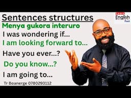 L506: Uko wakora Interuro z'Icyongereza, The Most frequent Structures to help you Speak English