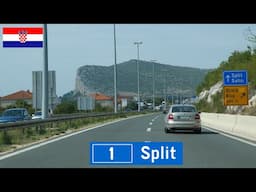 Expressway D1 in Split, Croatia