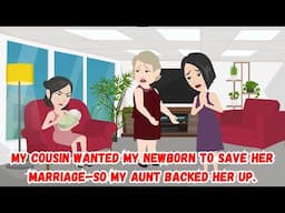 【AT】My Cousin Wanted My Newborn to Save Her Marriage—So My Aunt Backed Her Up.