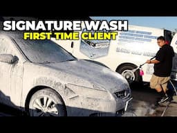Signature Wash Process On A First Time Detailing Client - Aesthetic Auto Detailing