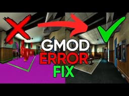GMOD ERROR FIX | 2025 TUTORIAL