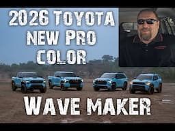 Toyota new Pro color for 2026 Wave Maker