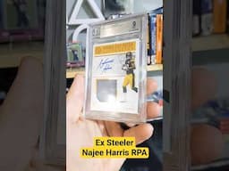Pittsburgh Steelers Najee Harris Rookie Auto Memorabilia Card