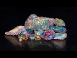 LIVESTREAM roughing out Lightning Ridge opal