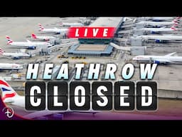 London Heathrow CLOSED due to FIRE! Pilots react live