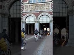 Cycling through the Amsterdam Rijksmuseum