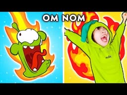 OM NOM - HOT COMPETITION | Compilation of Om Nom's Funny Stories (Cut The Rope)! | Woa Parody