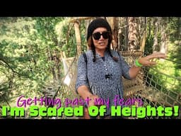 Over Coming Fears On Tree Canopy  Rope Bridges - Redwoods Trees Of Mystery