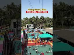 Nisarg Resort Virar 649₹ only | Picnic Spot near Mumbai | Best Family Resort in Vasai Virar #shorts