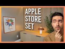 Building a DIY Apple Store themed studio setup!