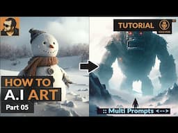 Ultimate Beginner Guide To Getting Started With MidJourney (A.I. Art) | Part 5 - Using Multi Prompt