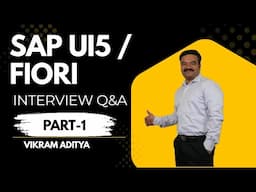 SAP UI5/ Fiori Question Answers for Interviews Part 1