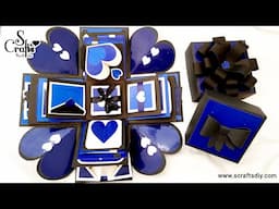 Handmade gift box making | Paper craft ideas | greeting cards for birthday anniversary #shorts #diy