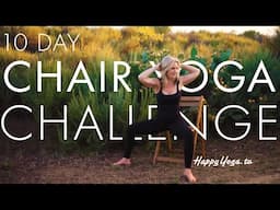 10 Days to Summer Challenge - Chair Yoga to Tone Your Waist & More