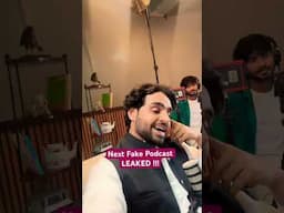 Next Fake Podcast Leaked 😮 !!! #fakepodcast #indiavspak #comedy #satishray