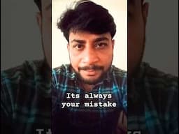#shorts #sarastalks #mistakes Mistake is Always Yours By Saras Talks #lifeskill #motivation