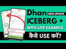 What is IceBerg Order? Dhan Iceberg Plus Order Kya Hota Hai? Kaise Place Kare?