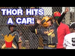 THOR HITS A CAR! | Team Rally Fries (11U Spring Season) #19