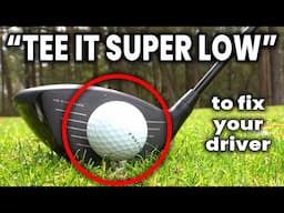 Tee It Stupid LOW to Hit It SUPER HIGH & FAR - Brilliantly Simple Drill