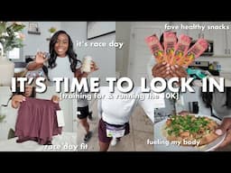 UPGRADING MY LIFE *30 day reset* | running a 10k, what i eat, race day & training essentials