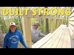 From Sketchy to Secure – Our Remote Cabin Wrap Around Deck Transformation