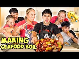 COOKING W/ BLESIV ft: BIRTHGIVER *SEAFOOD BOIL*