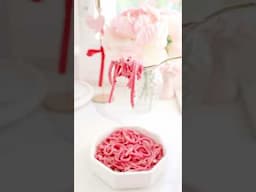 pink cacio e pepe 🎀🍝only 3 ingredients, simple, easy and perfect for Valentine’s Day 💌#cacioepepe