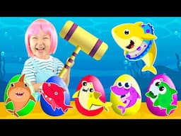 Surprise Eggs - Baby Shark Song + MORE | Kids Songs And Nursery Rhymes | DoReMi