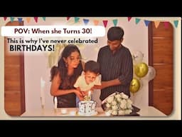 தமிழில்: When She Turns 30!🩷| 30 Weird Facts about me!😂 Self Gifting + DIY Decoration + Party DIML✨