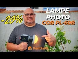 Kentfaith : Test de la lampe photo COB PL-60B