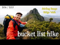 Stirling Range Ridge Walk Solo - First time overnight hike in WA