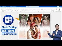 Complete Photo Editing Tutorial in MS Word | How to Make Wedding Photo Album Photo Edit in MS Word
