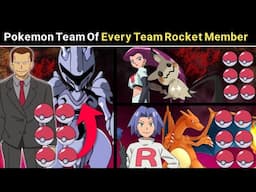 Pokemon Team Of Every Team Rocket Member | (Giovanni, Jessie , James , Butch , Cassidy ) |
