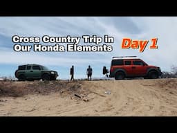 Honda Elements Camper Builds - Day 1 #vanlife #hondaelement #traveling