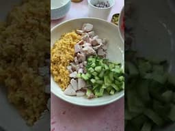 Gluten Free Couscous Salad with Leftover Turkey, Pistachios and Cranberries. #glutenfree #salad