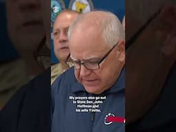 Gov. Tim Walz says Minnesota lawmakers’ shootings were an act of political violence #shorts