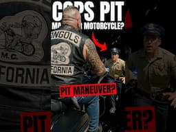 Can Cops PIT Maneuver a Motorcycle? 🚔🏍️💥