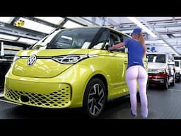 VW ID Buzz Factory 2025: Cargo Assembly & Manufacturing [Volkswagen GE] Producing MiniBus