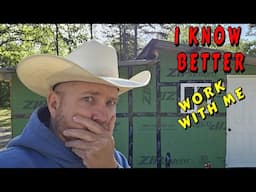 THIS WAS DANGEROUS I KNEW BETTER LET'S FIX IT tiny house homesteading offgrid cabin build DIY HOW TO