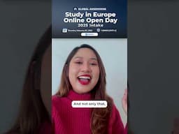 Join Our Online Open Day to Explore Top Universities in Europe for 2025 #studyineurope #openday