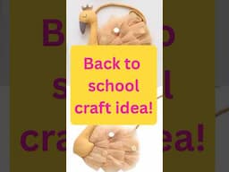 Back to School Crafts ✂️ | Easy DIY Cute School Supplies