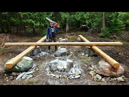Boulder Foundation Built to Last Centuries! / Ep1 / Traditional Sauna Build