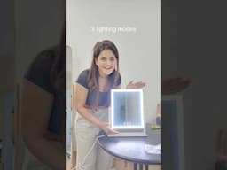my new vanity mirror 🪞🌷 #Shorts #amazonfinds #unboxing