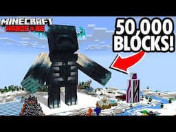 I Built the World's Largest WARDEN in Minecraft Hardcore
