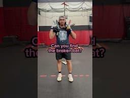 Which one of these bats is actually broken? #baseball #softball