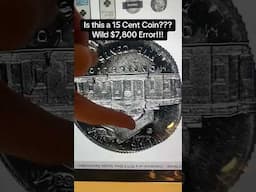 $7,800+: Rare FIFTEEN Cent Coin? 1977-S Jefferson Nickel Struck On A 1977-S Dime #errorcoins