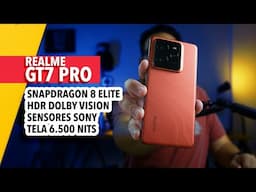 As CÂMERAS do REALME GT7 PRO!!!